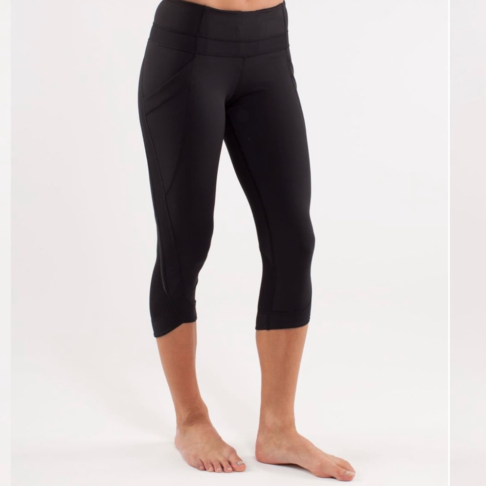 Lululemon Running Pants Chase Me Crop Size 10